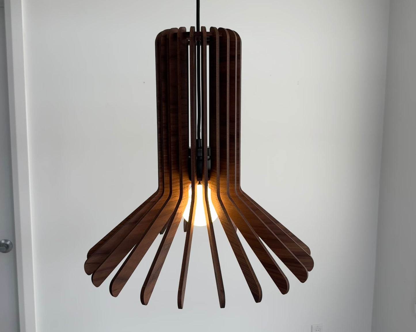 Shade Wood Pendant Light