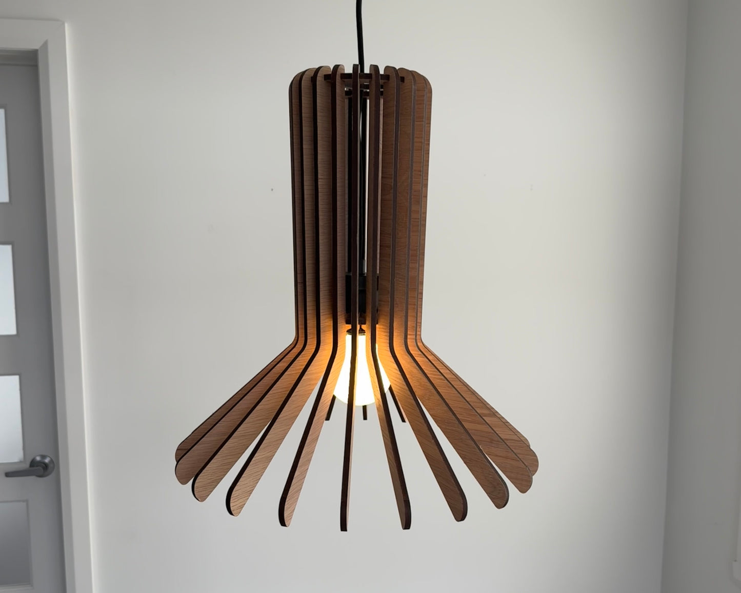 Shade Wood Pendant Light