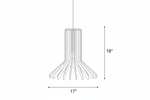 Bell pendant light technical drawing 9