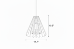 Cone pendant light technical drawing 11