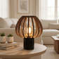 Gradient wood table lamp