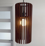 Lattice Wood Pendant Light 4