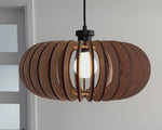 Band Wood Pendant Light 3