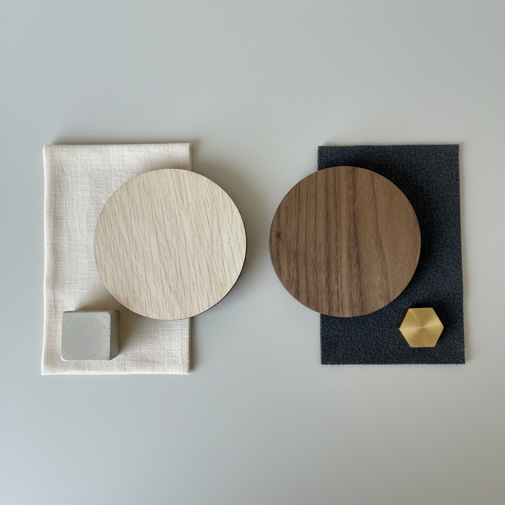 Square Material Pairing Composition